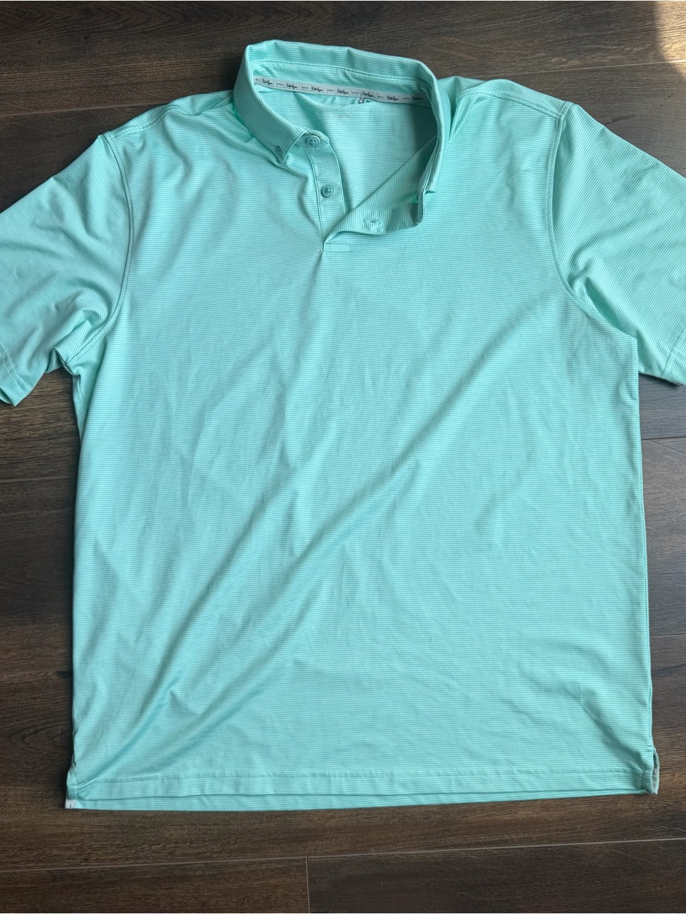 Walter Hagen Men's Polo Shirt in Aqua - Classic Short Sleeve